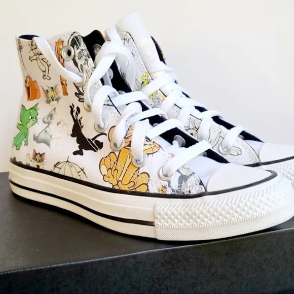 Converse TOM and JERRY High-Top Sneakers - Picture 6 of 9